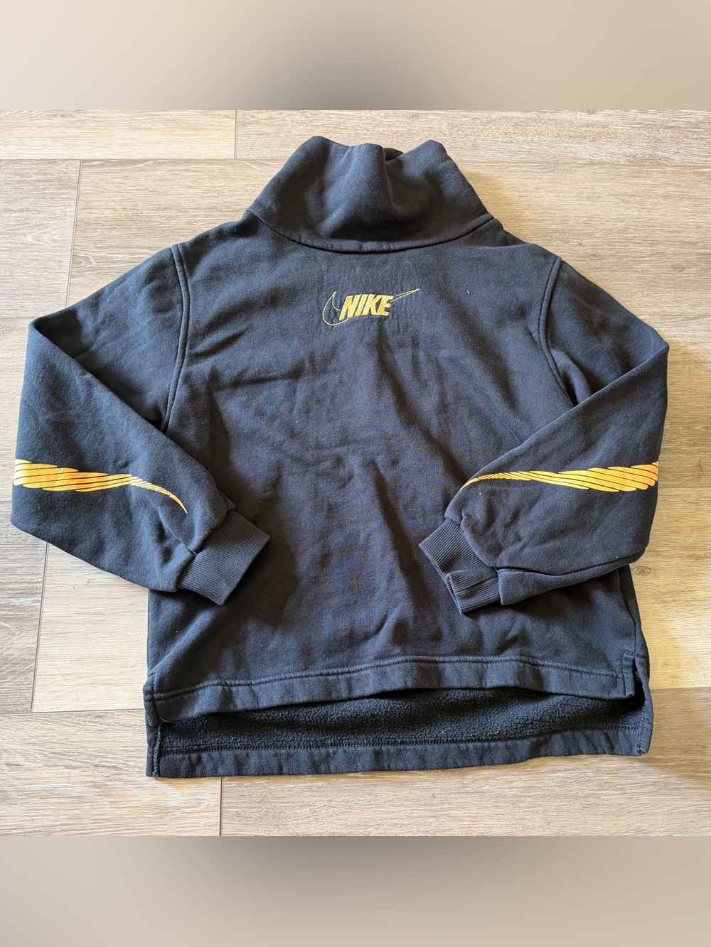 Nike Black Cowlneck Sweatshirt - Medium